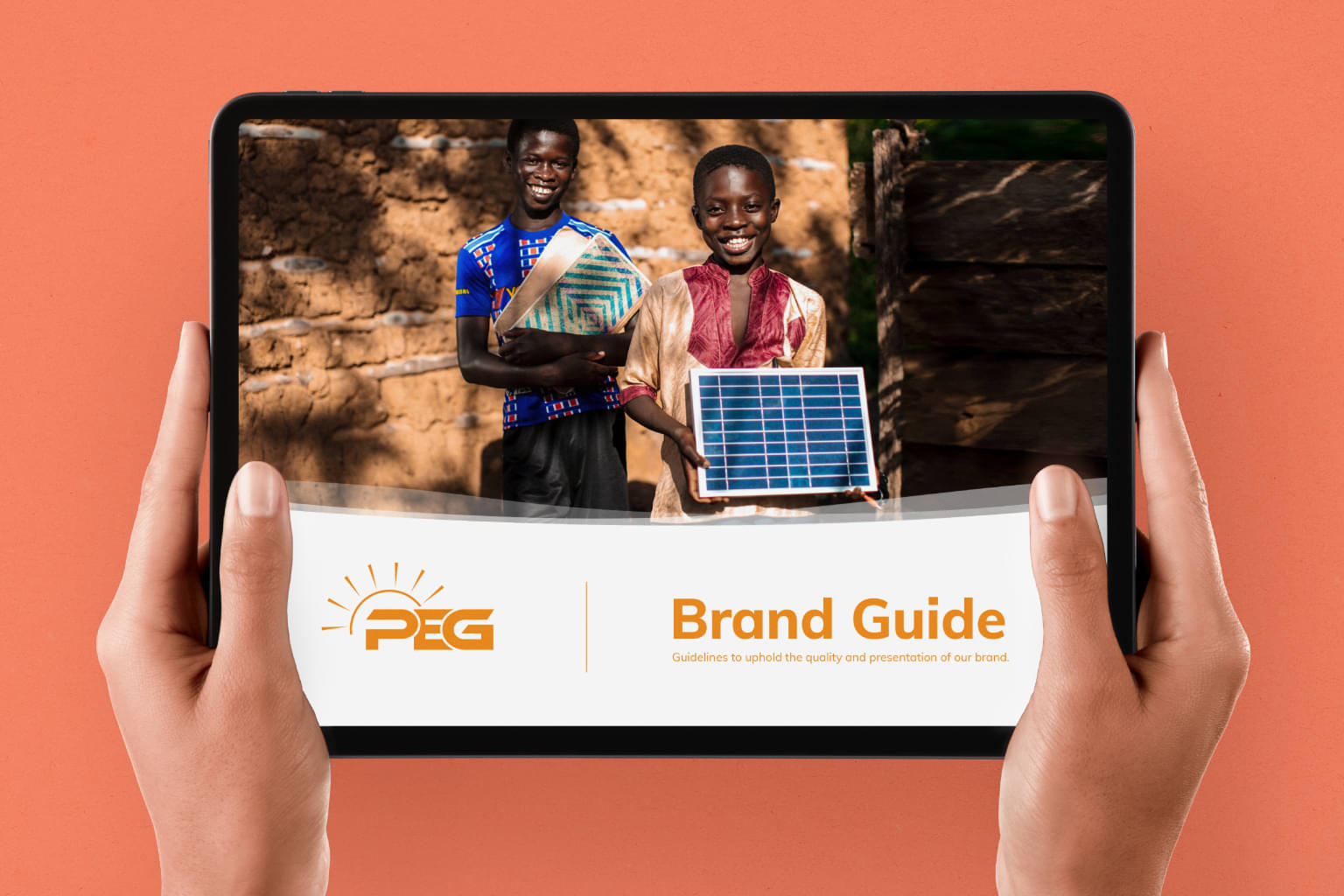 PEG Africa - Solar Energy Brand Guide Design Showcase