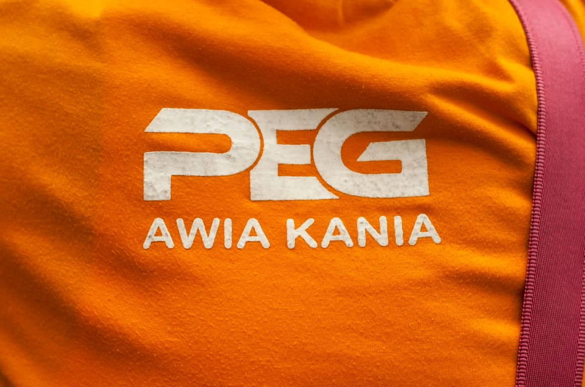 PEG Africa - Solar Energy Startup Merchandise Branding, Logo on T-Shirt